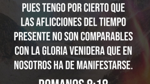 Reflexión para tiempos de aflicción.