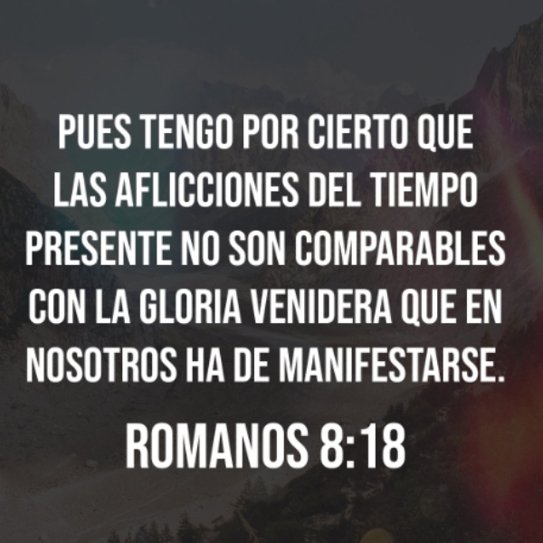 Reflexión para tiempos de aflicción.